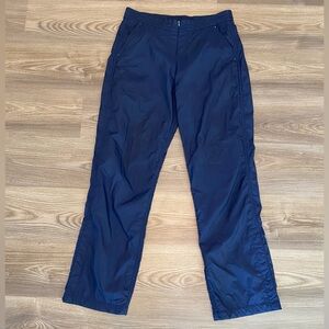 Tail Tech Windbreaker Navy Performance Pant Women’s size Medium Front Zip